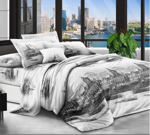 Комплект постельного белья 100% полиэстер 15-0287 Liberty