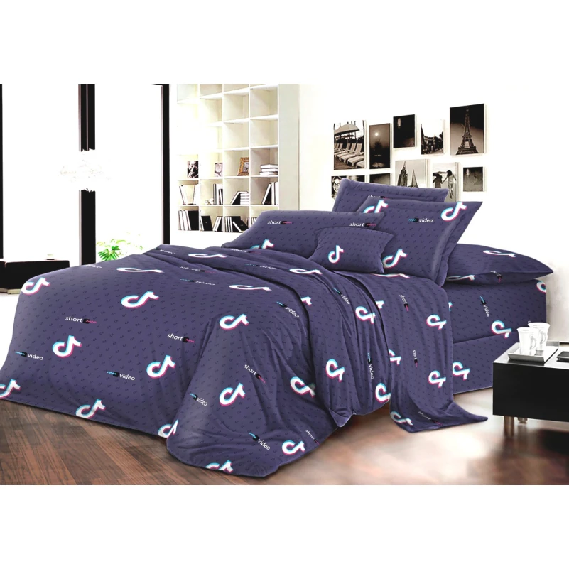 Комплект постільної білизни Бязь 17-0398 TikTok