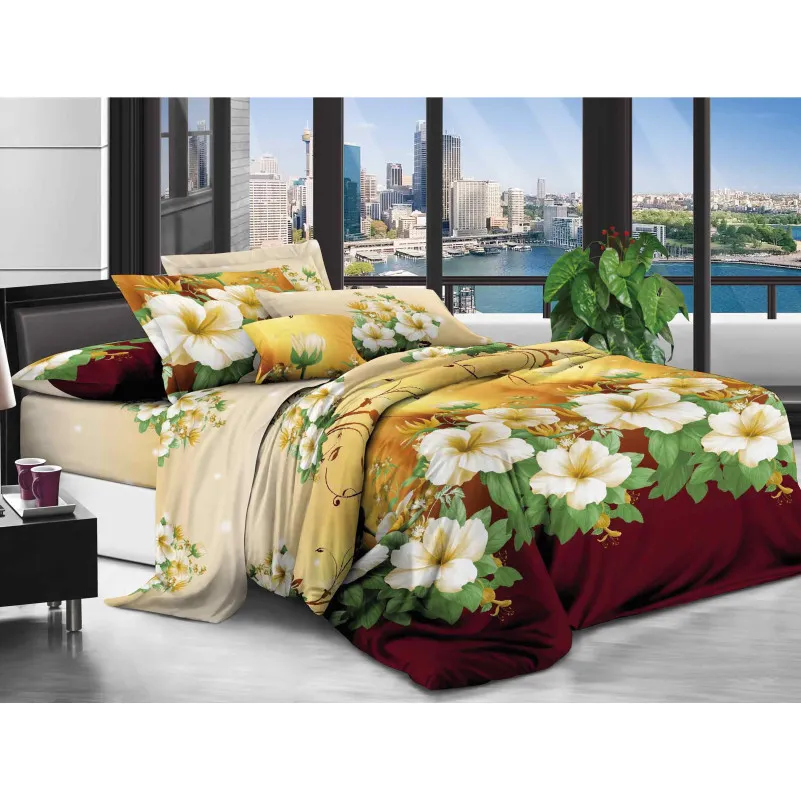 Простирадло 100% поліестер 15-0124 Grapefruit