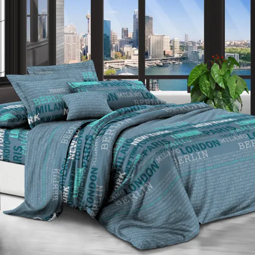 Комплект постільної білизни 100% поліестер 15-0250 Mabel