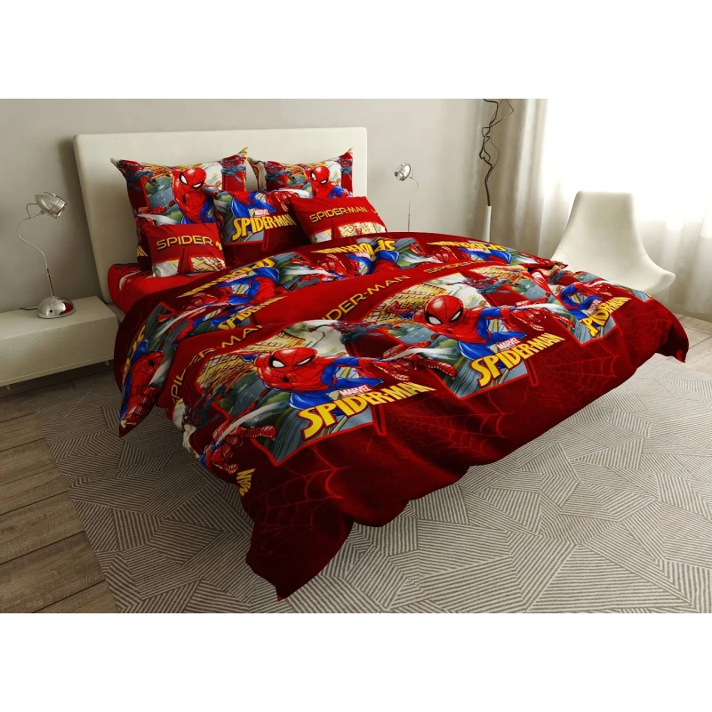 Комплект постільної білизни Бязь 17-0410 Spider-man