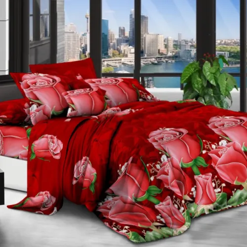 Комплект постільної білизни 100% поліестер 15-0154 Andorra