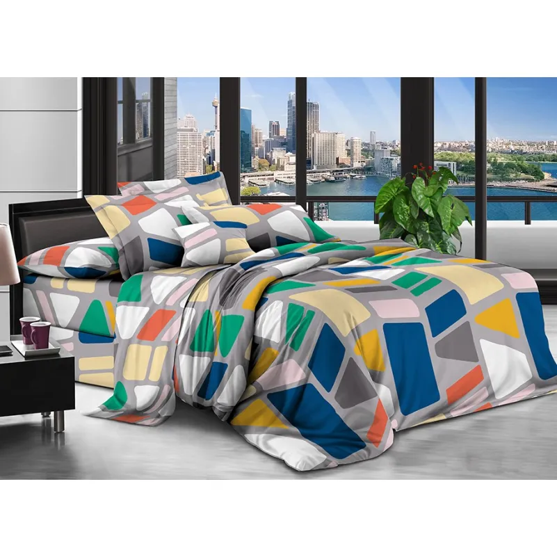 Комплект постільної білизни 100% поліестер 15-0199 Reinar