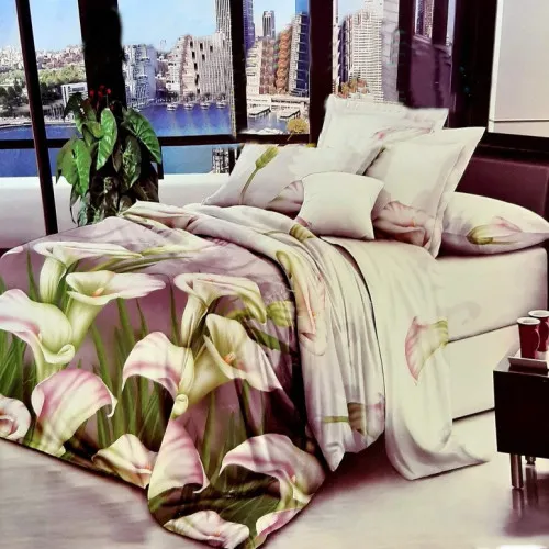 Простирадло 100% поліестер 15-0049 Hong Kong