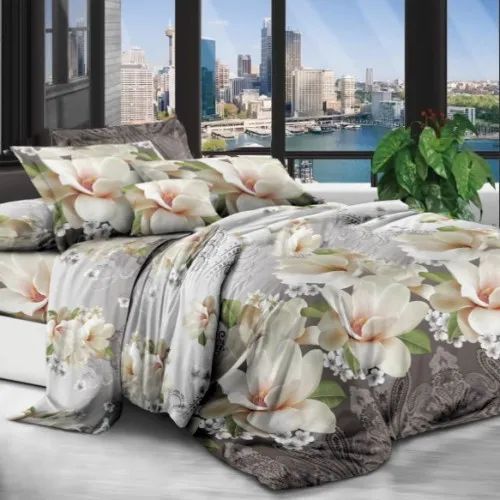  Комплект постільної білизни 100% поліестер 15-0140 Cherry