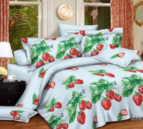 Простынь 100% полиэстер 15-0604 Life is sweet