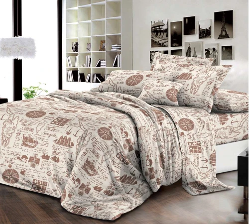 Комплект постільної білизни Бязь 17-0285 Tallinn