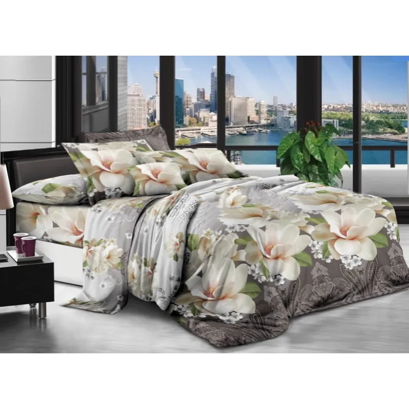 Простирадло 100% поліестер 15-0140 Cherry