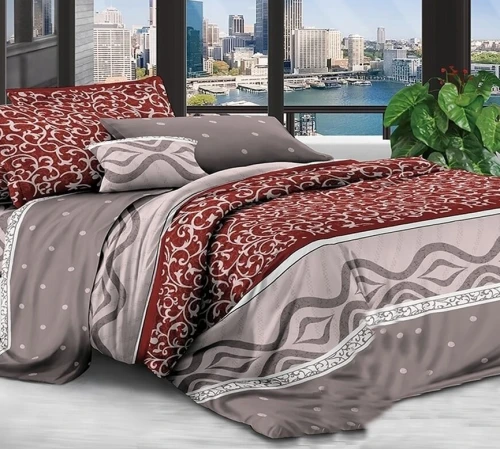 Комплект постельного белья 100% полиэстер 15-0141 Pomegranate