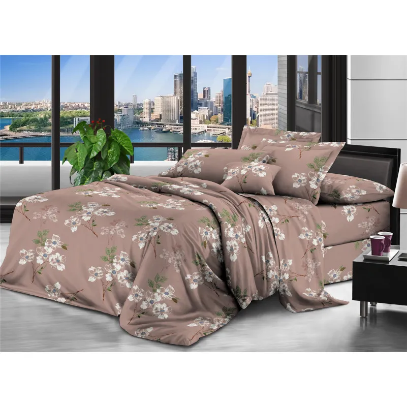 Комплект постільної білизни 100% поліестер 15-0276 Marcela