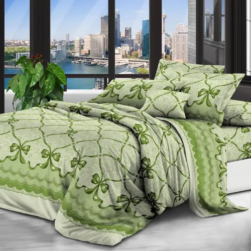 Комплект постільної білизни 100% поліестер 15-0114 Lemon