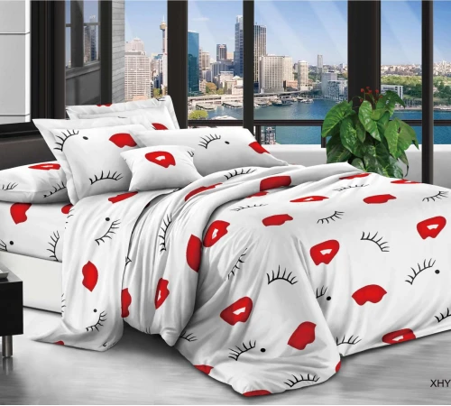 Наволочка 100% полиэстер 15-0282 Kisses