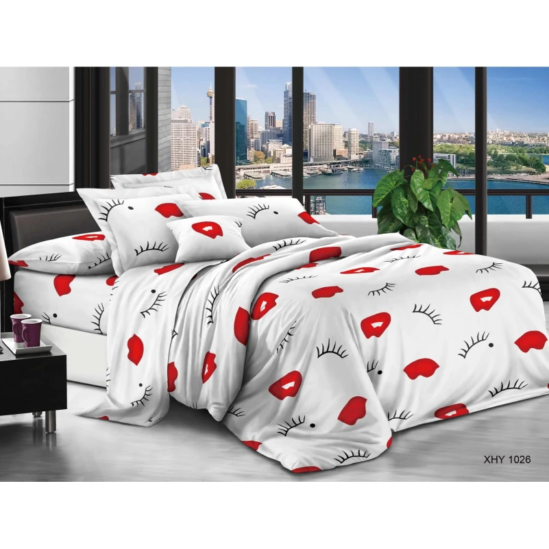 Наволочка 100% поліестер 15-0282 Kisses