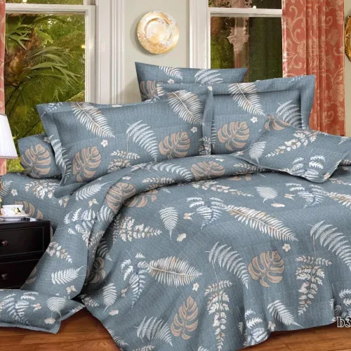 Простынь 100% полиэстер 15-0606 Leaves