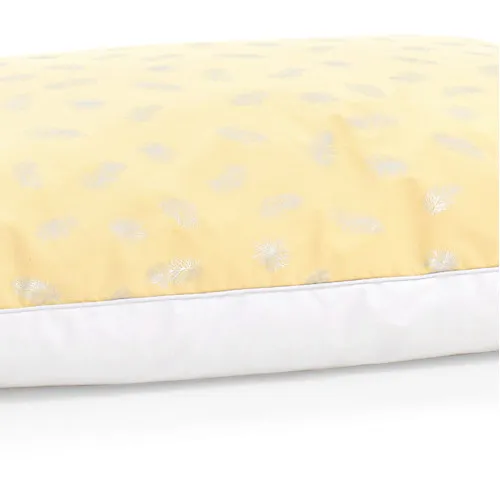 Подушка пуховая KARMEN №1800 "Bio-Beige" 90% Bio пух тик (мягкая)