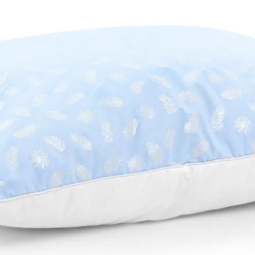 Подушка пухова KARMEN №1804 "Bio-Blue" 90% Bio пух тік