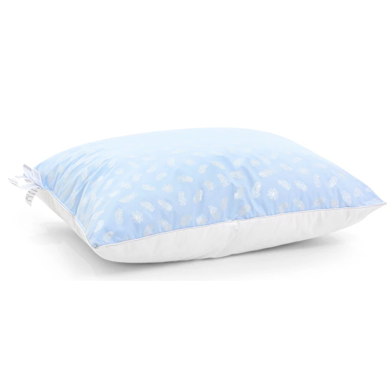 Подушка пухова KARMEN №1804 "Bio-Blue" 90% Bio пух тік (середня)