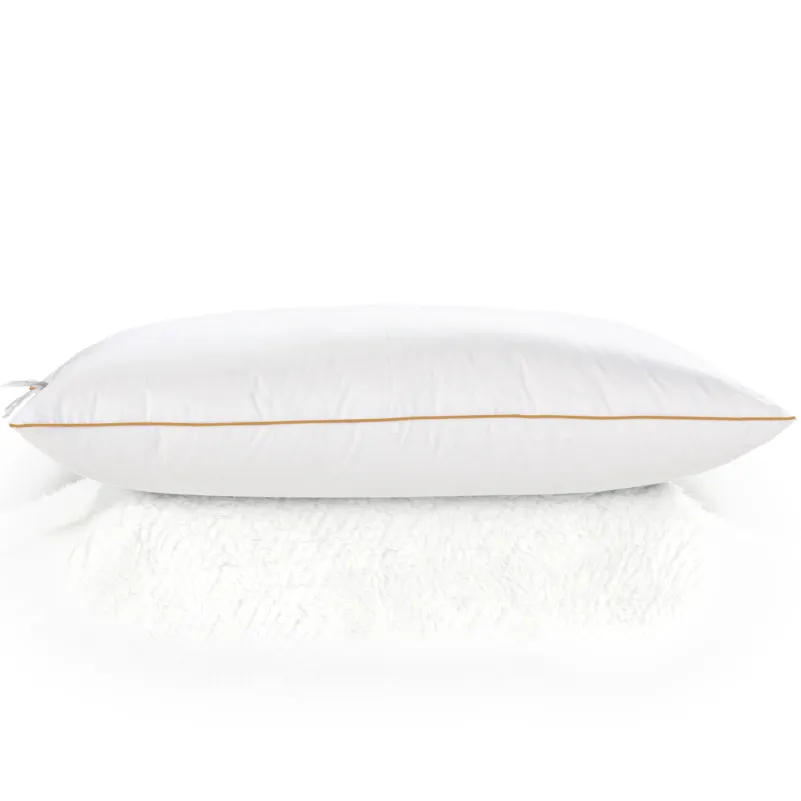 Подушка пуховая DeLuxe White Hand Made №903 100% пух Deluxe class тик Luxe (мягкая)