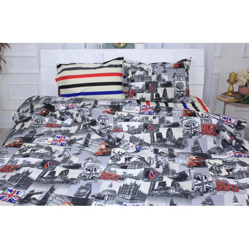 Комплект постельного белья MirSon Ranforce Elite 17-0538 London Street