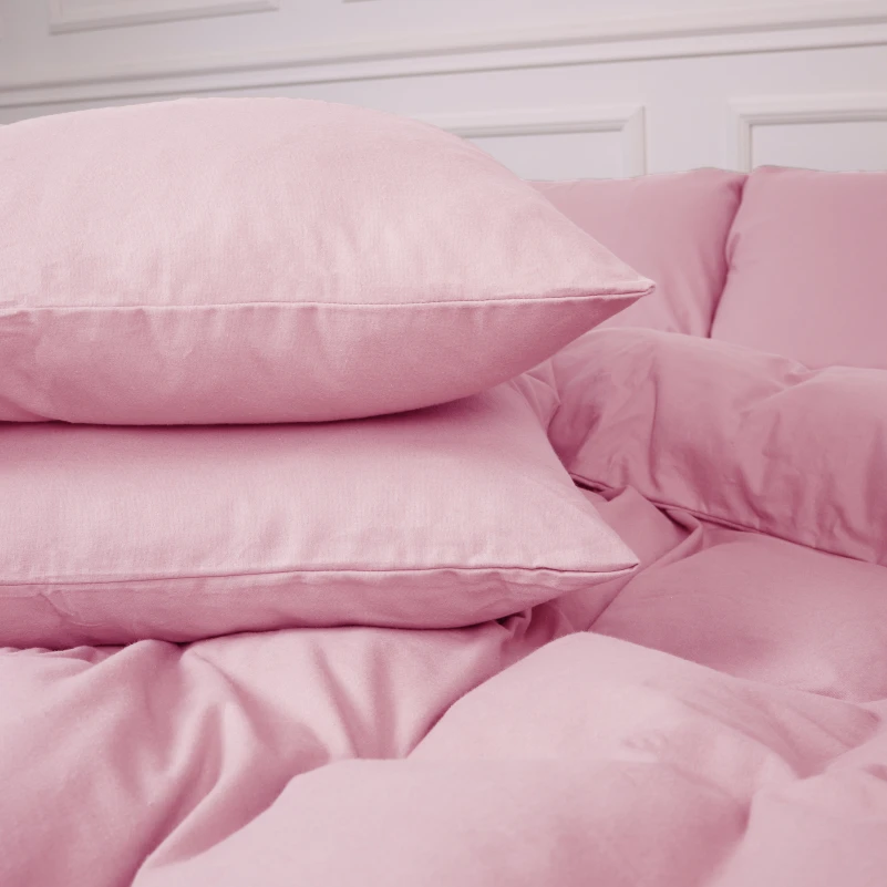 Комплект постільної білизни Фланель 008 "Pink" - 5