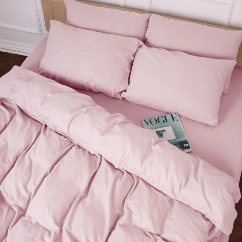 Комплект постільної білизни Фланель 008 "Pink" - 4