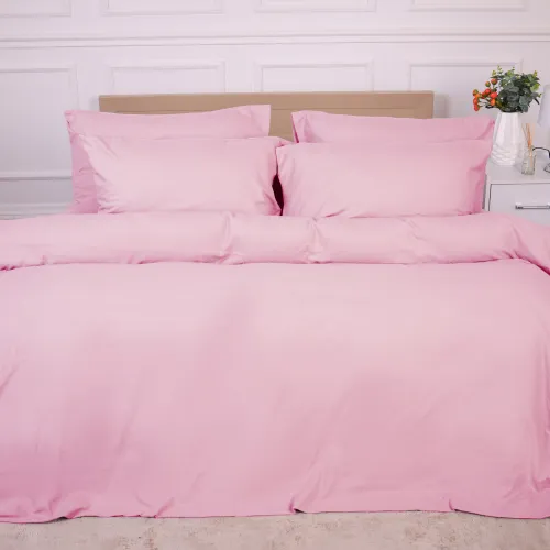 Простирадло на гумці Фланель 008 "Pink" висота 25 см (дитячі 10 см) - 4