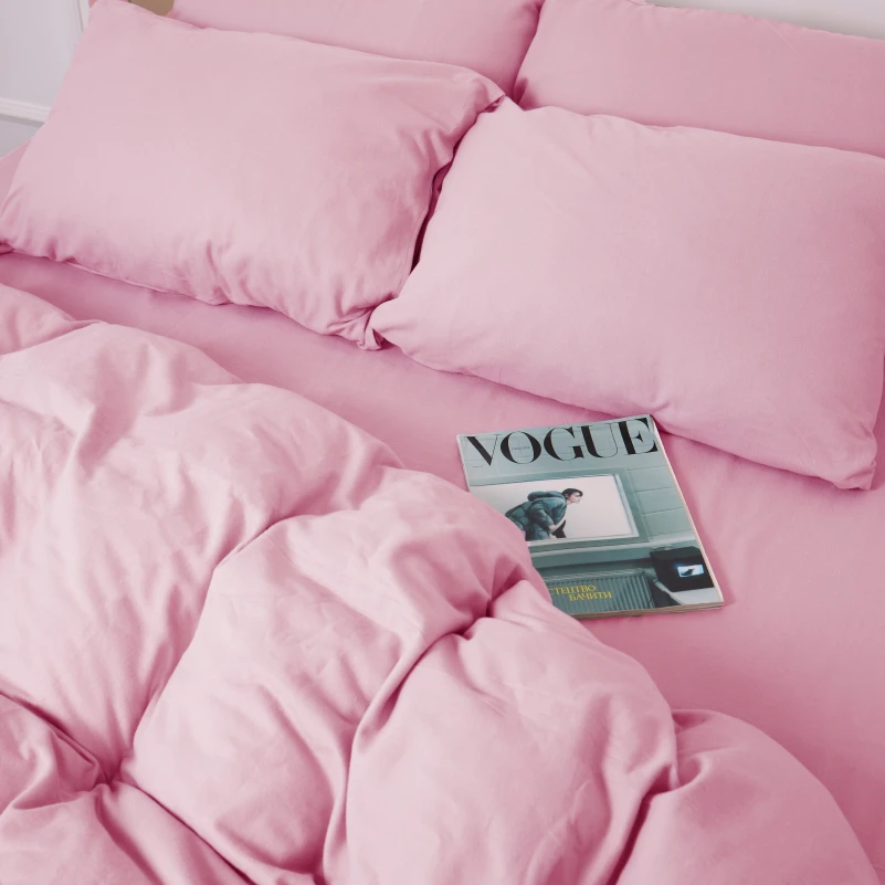 Комплект постільної білизни Фланель 008 "Pink" - 10