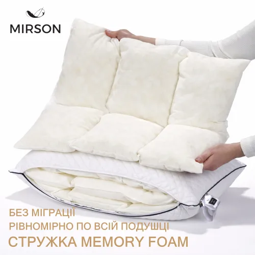Подушка Royal Pearl №1488 Memory бавовна (висока) - 3