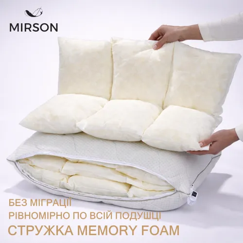 Подушка Alberto №795 Memory трикотаж (висока) - 3