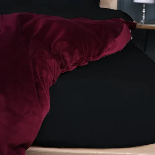 Пододеяльник Велюр Winter Frost 28-0007 + 28-0002 Poinsettia Velvet - 5
