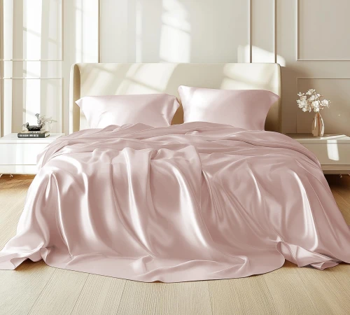 Комплект постільної білизни 100% натуральний шовк сорт Mulberry 30-10 powder