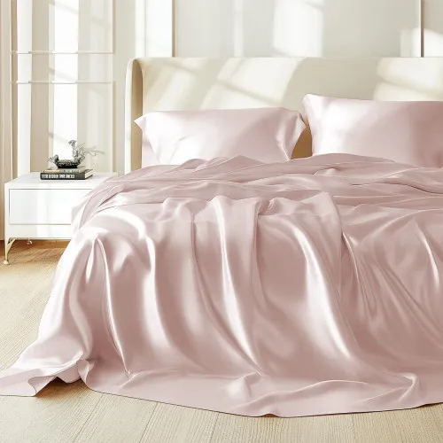 Комплект постільної білизни 100% натуральний шовк сорт Mulberry 30-10 powder - 2