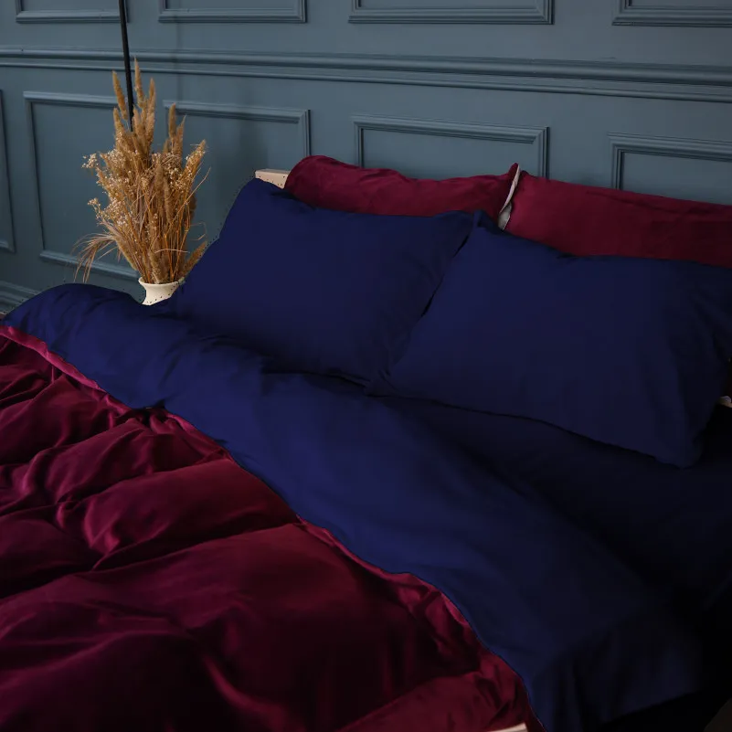 Комплект постельного белья Велюр Winter Frost 28-0006 + 28-0002 Primula Velvet - 4