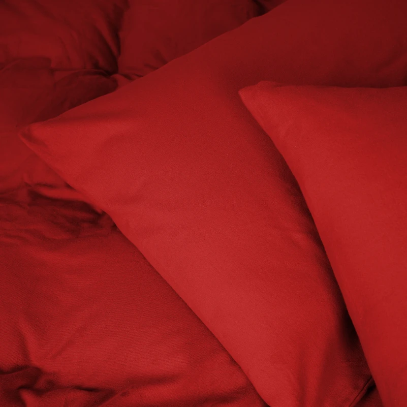 Комплект постільної білизни Фланель 009 "Red" - 7
