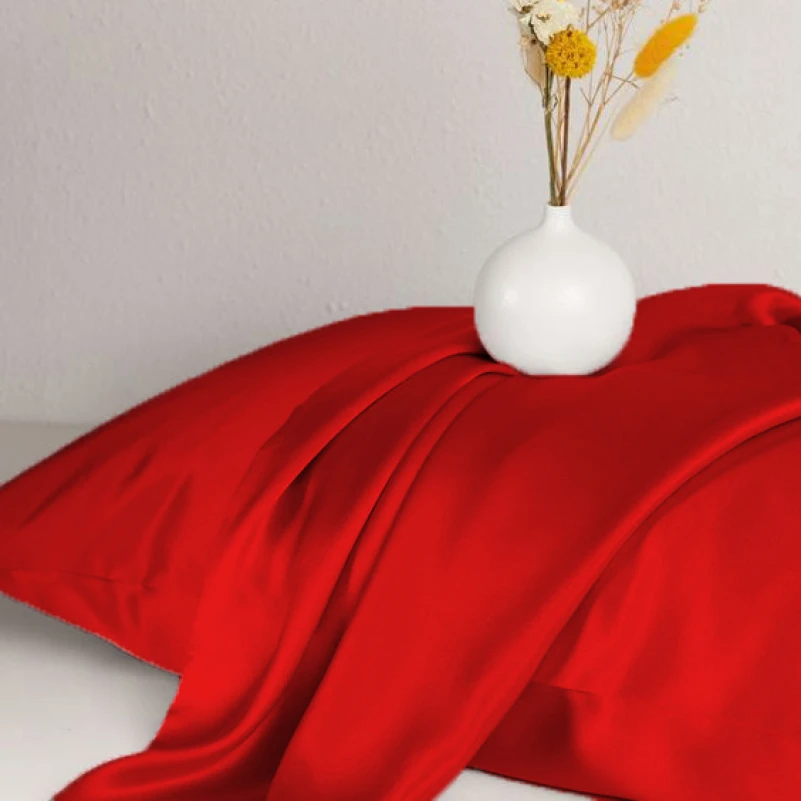 Комплект постільної білизни Satin Light Pro 10-007 Red - 3