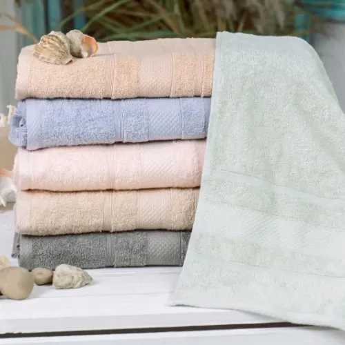 Набор банных полотенец (6 шт.) Е №5021 SoftNes "Shine" - 2