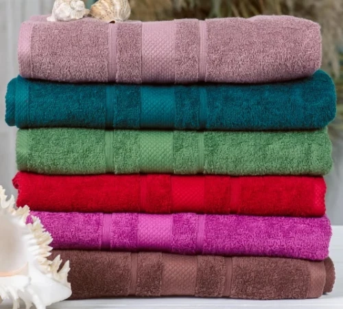 Набір рушників банних (6 шт.) Е №5023 SoftNes "Darkness"