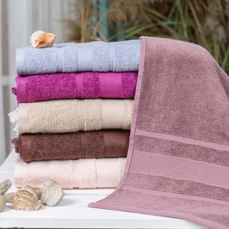 Набор банных полотенец (6 шт.) Е №5025 SoftNes "Delicacy" - 1