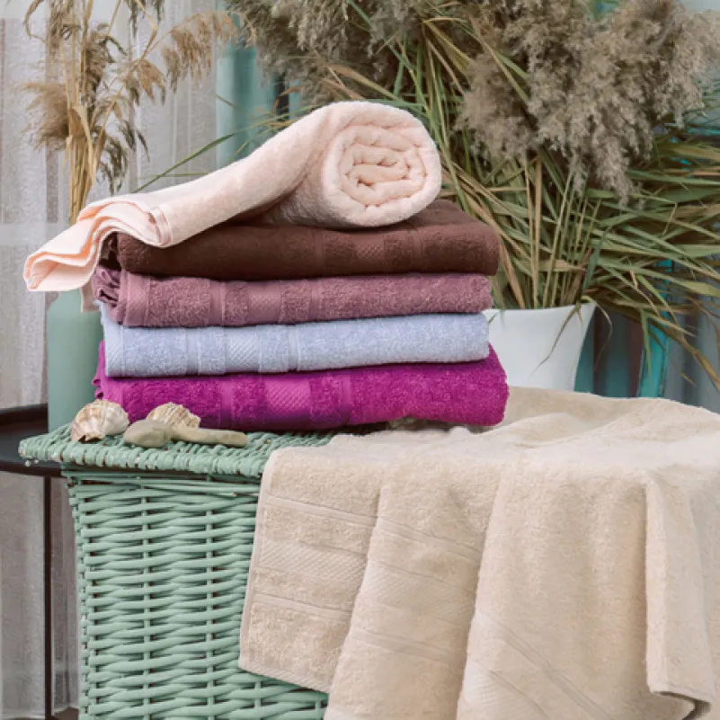 Набор банных полотенец (6 шт.) Е №5025 SoftNes "Delicacy" - 2