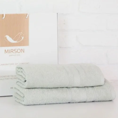 Набор банных полотенец (2 шт.) Е №5078 Elite SoftNess Menthol