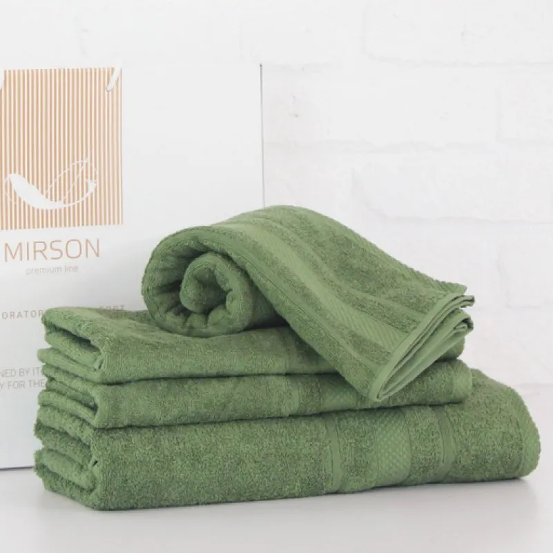 Набор банных полотенец (4 шт.) Е №5079 Elite SoftNess Military