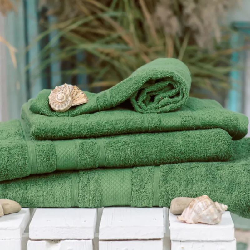 Набор банных полотенец (4 шт.) Е №5079 Elite SoftNess Military - 1