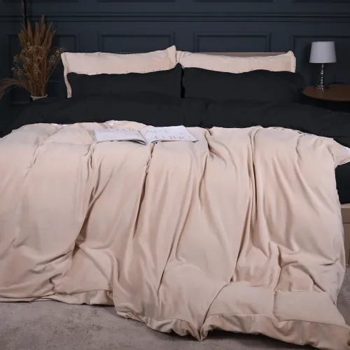 Комплект постельного белья Велюр Winter Frost 28-0004 + 28-0007 Saintpaulia Velvet