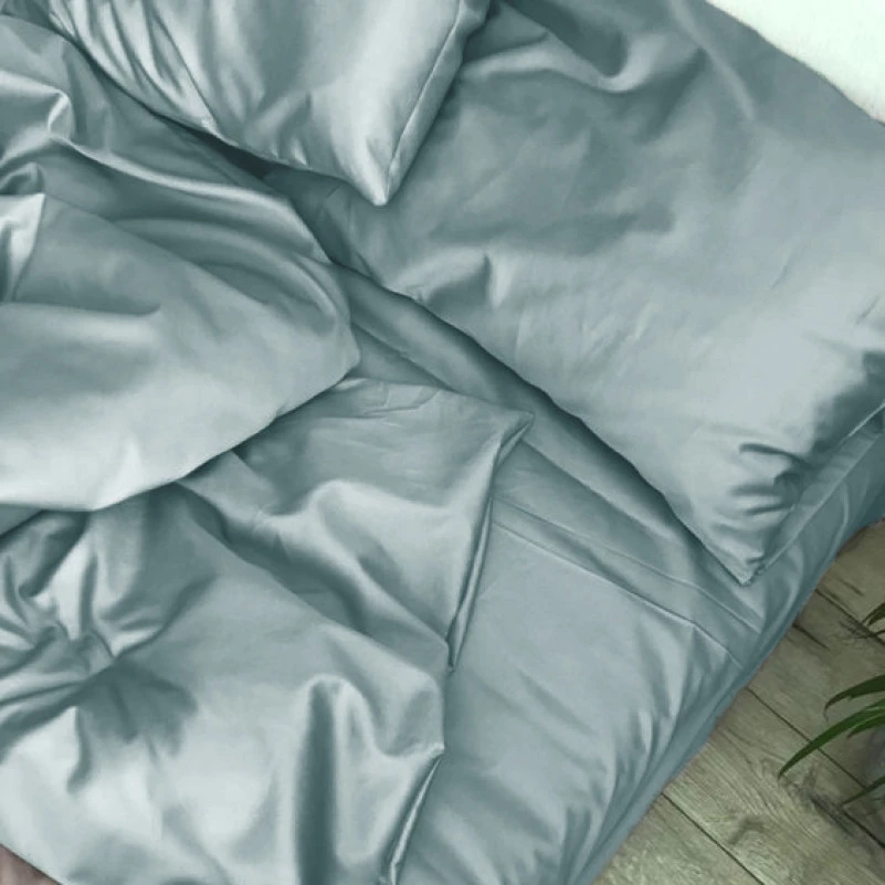 Комплект постільної білизни Satin Light Pro 10-015 Sea wave - 1