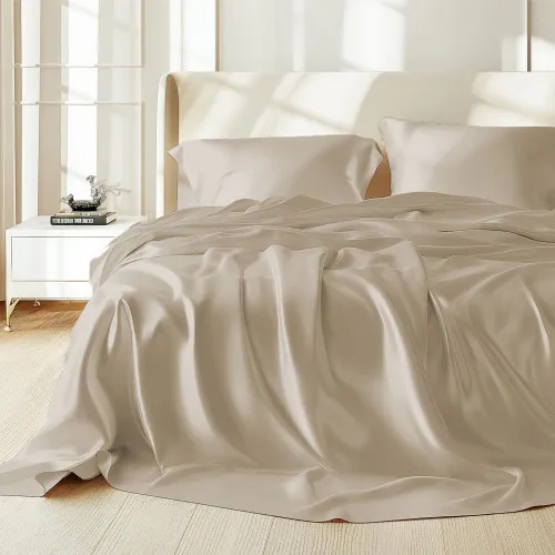 Комплект постельного белья 100% натуральный шелк сорт Mulberry 30-02 smoky - 2