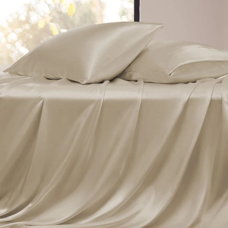 Комплект постільної білизни 100% натуральний шовк сорт Mulberry 30-02 smoky - 2