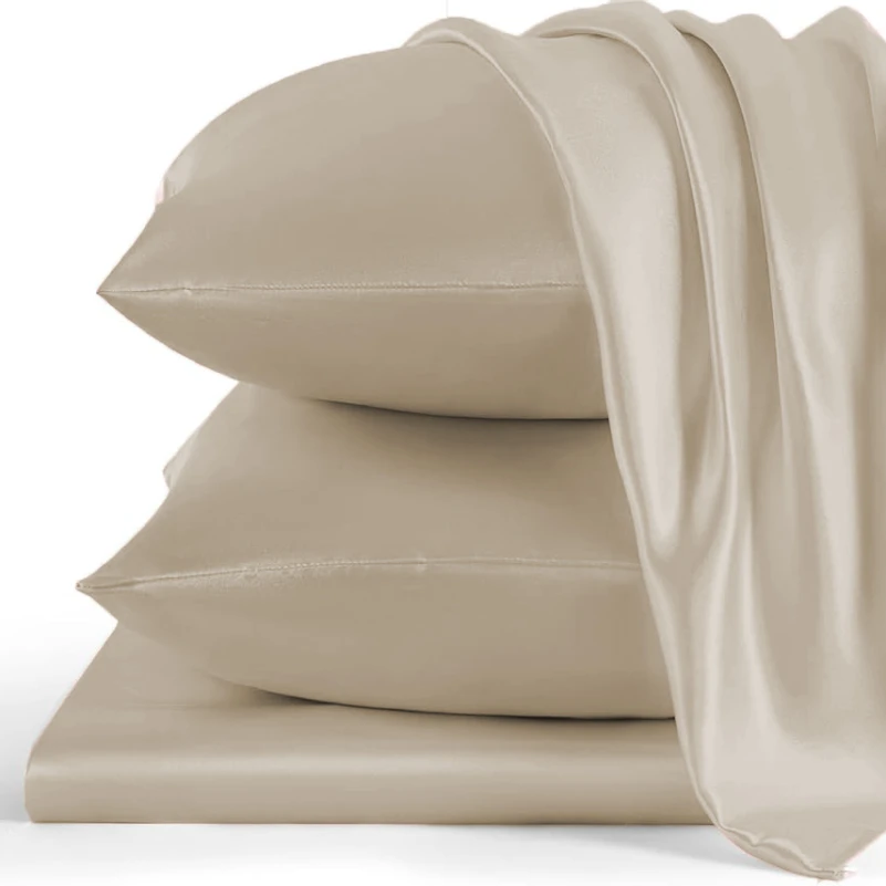 Комплект постільної білизни 100% натуральний шовк сорт Mulberry 30-02 smoky - 3