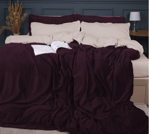 Комплект постільної білизни Велюр Winter Terry 28-0020 Torenia