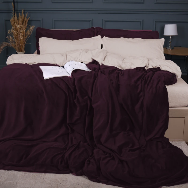 Комплект постельного белья Велюр Winter Terry 28-0020 Torenia