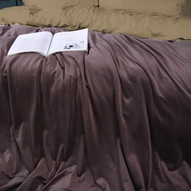 Комплект постільної білизни Велюр Winter Delicate 28-0069 Trombone - 2